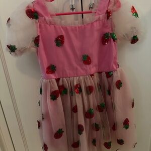 BNWT Lola & the Boys Strawberry Sequin Dress - 4T